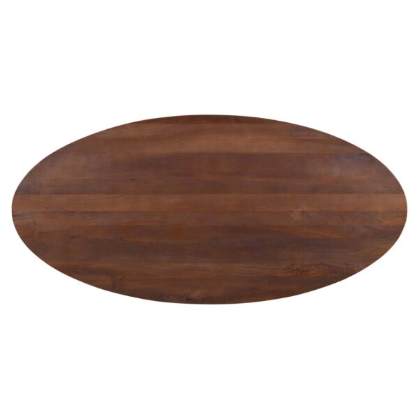 Eettafel Stafford spicebrown oval 230