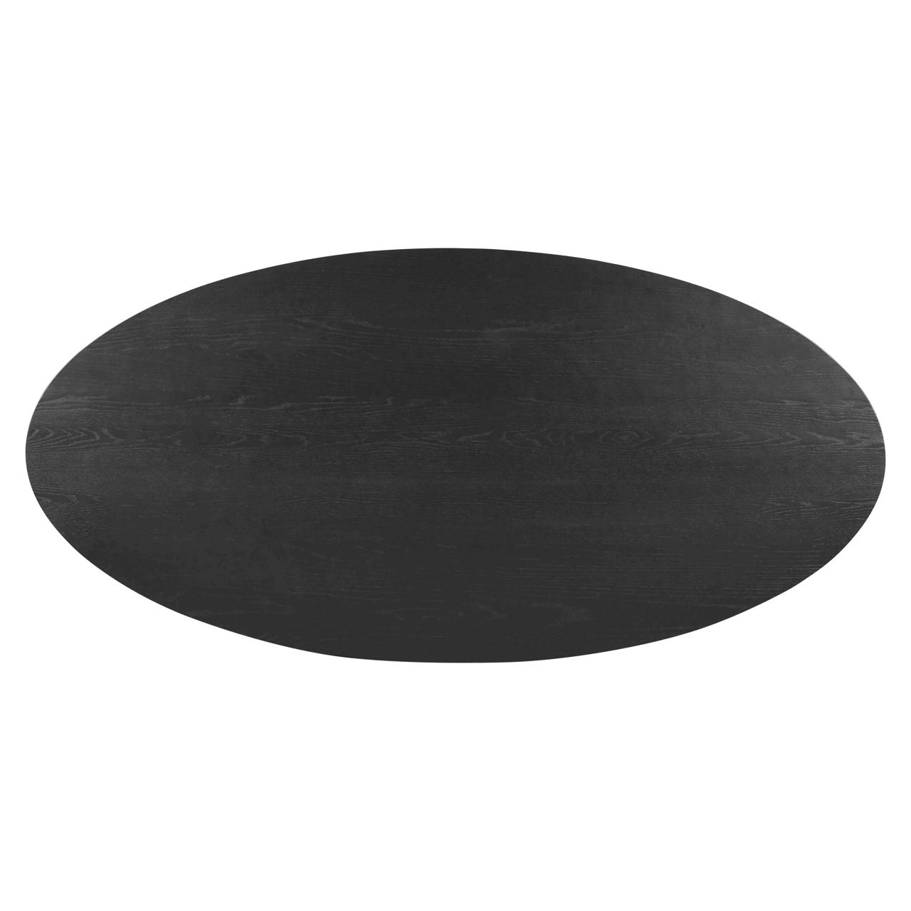 Eettafel Rayford black oval 230 - Afbeelding 4
