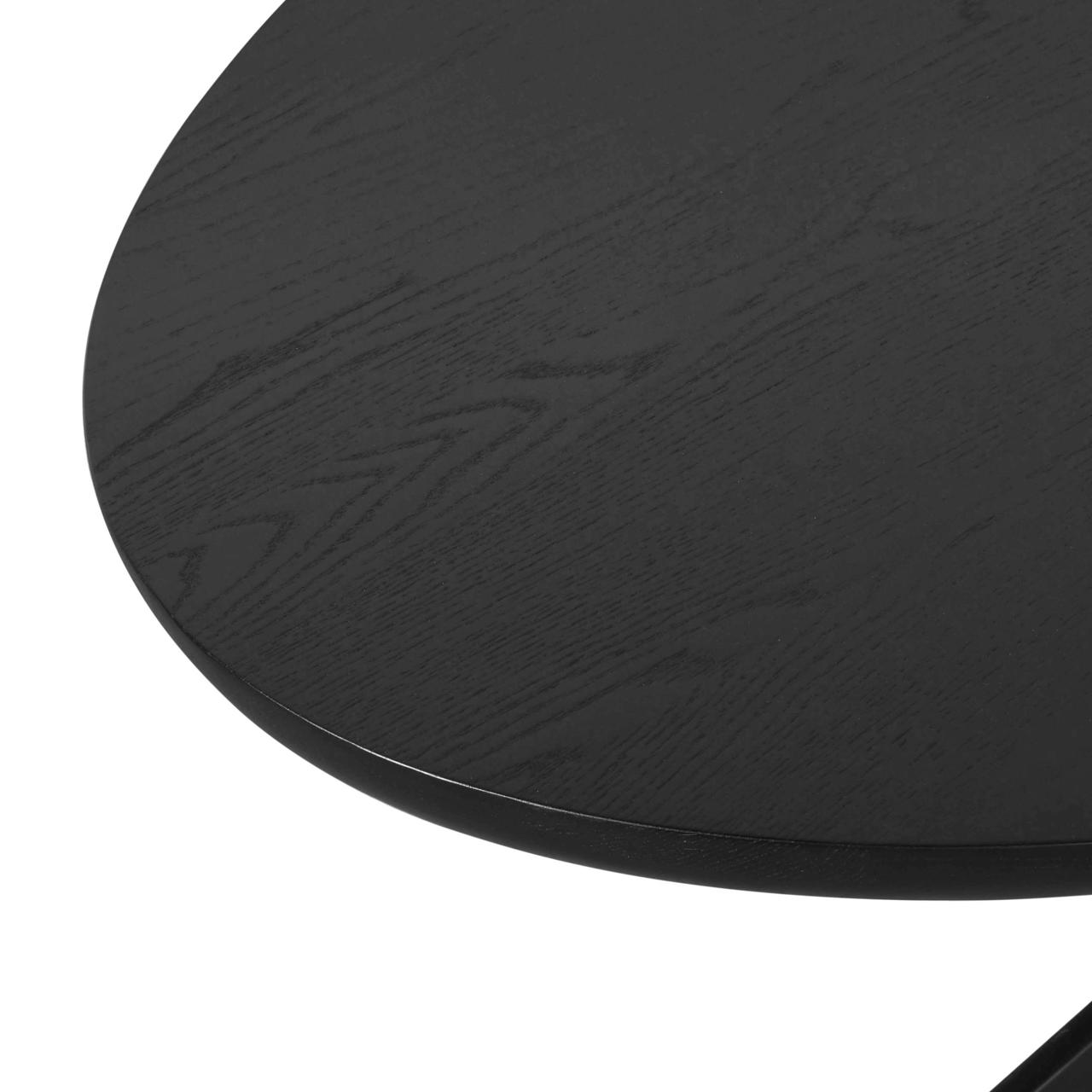 Eettafel Rayford black oval 230 - Afbeelding 5