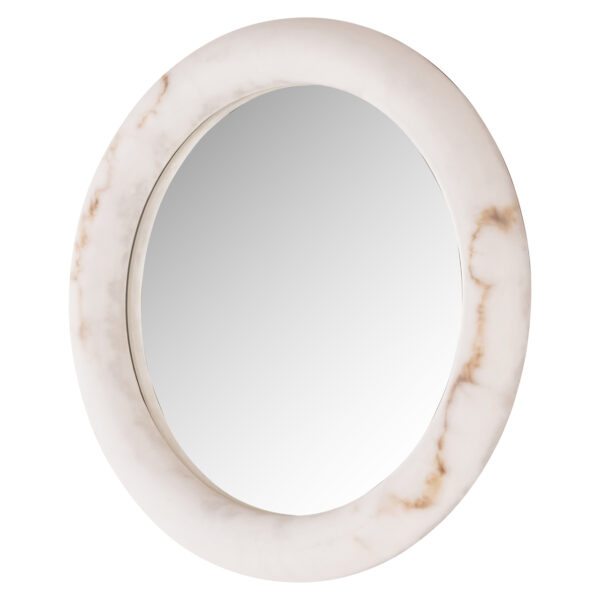 Wandlamp Oravelle white mirror 60Ø