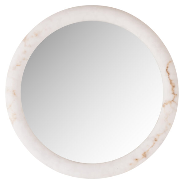 Wandlamp Oravelle white mirror 80Ø