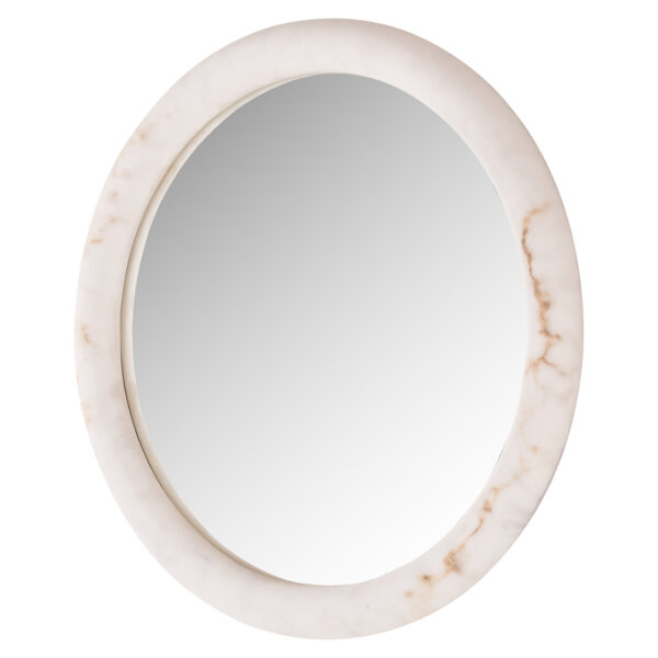 Wandlamp Oravelle white mirror 80Ø