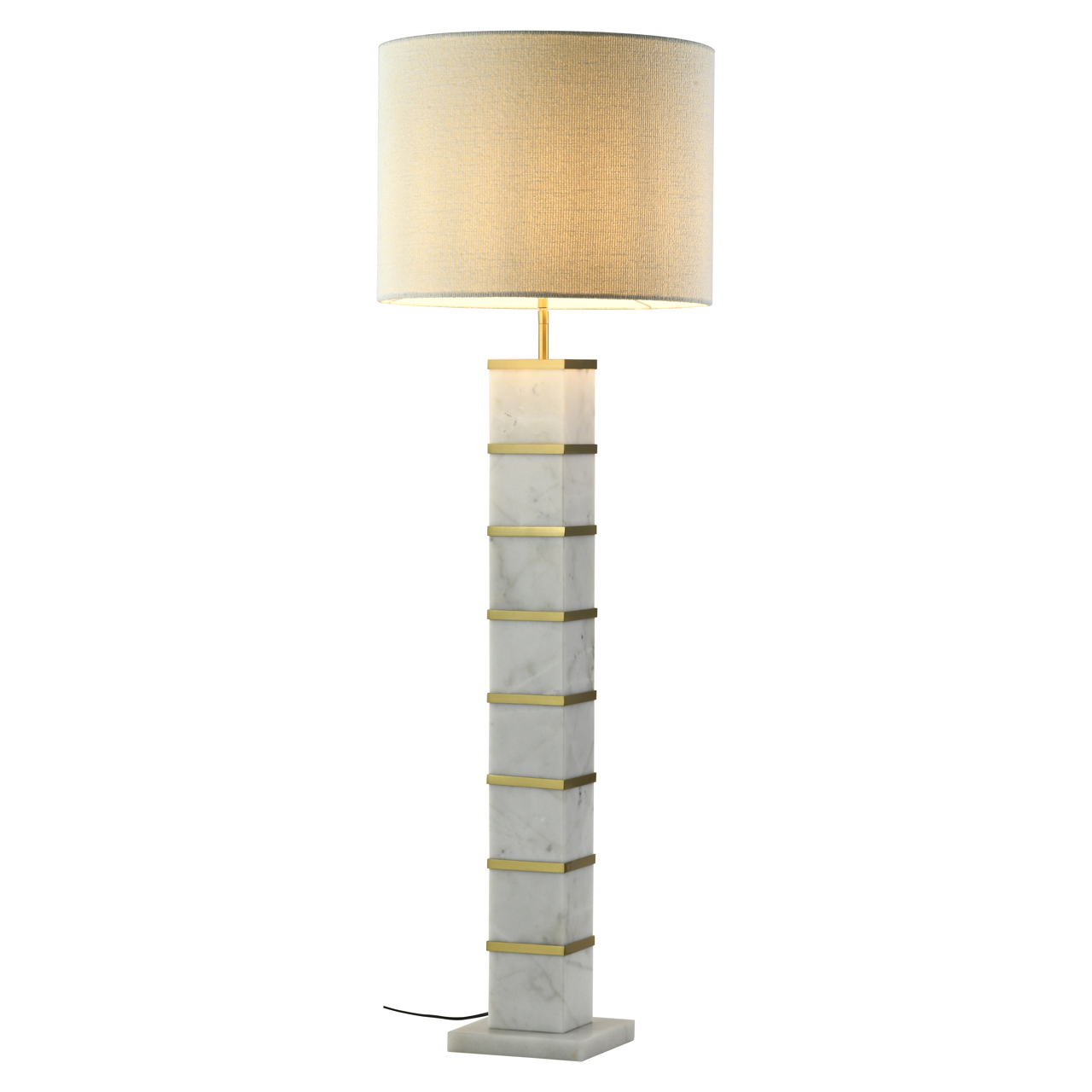 Vloerlamp Celinae white including lampshade