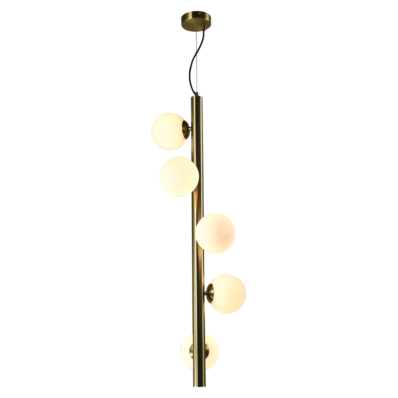 Hanglamp Elorie brass antique