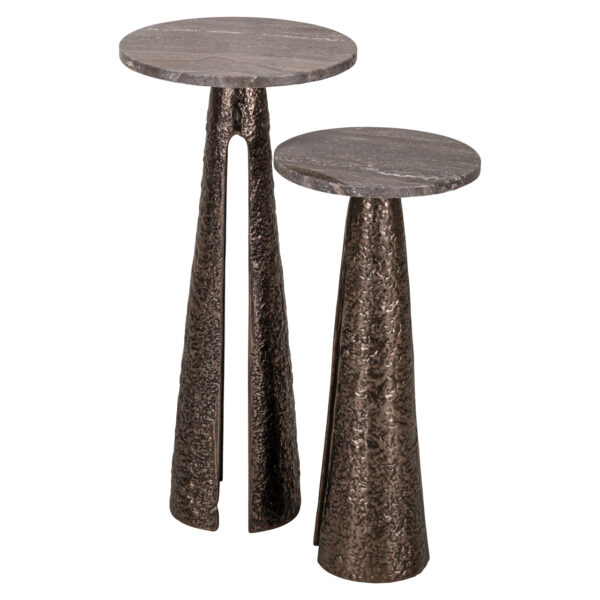 Bijzettafel Eldora bronze 30Ø