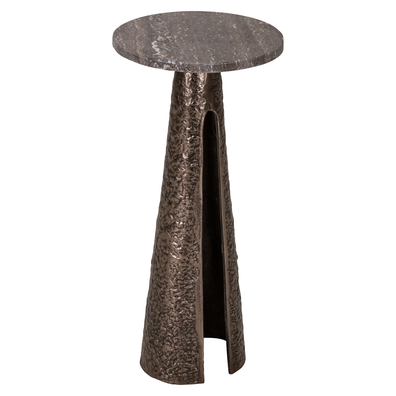 Bijzettafel Eldora bronze 25Ø