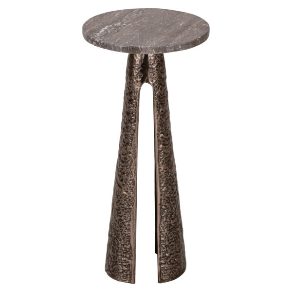 Bijzettafel Eldora bronze 25Ø
