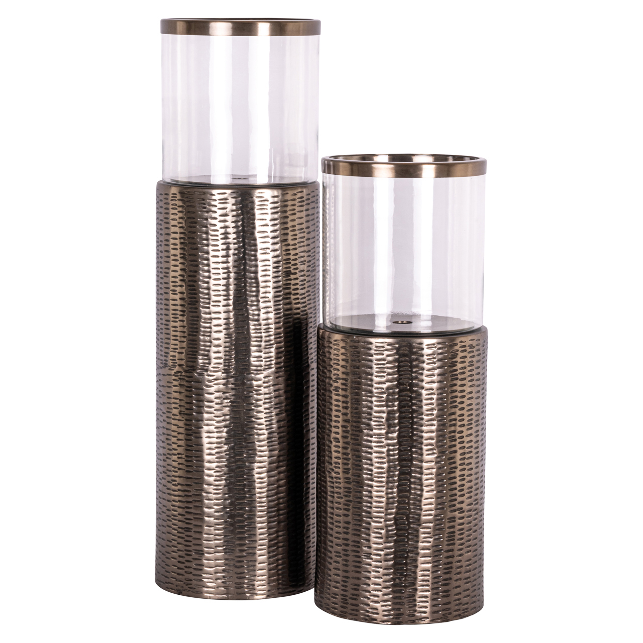 Windlicht Faylen bronze L - Afbeelding 3