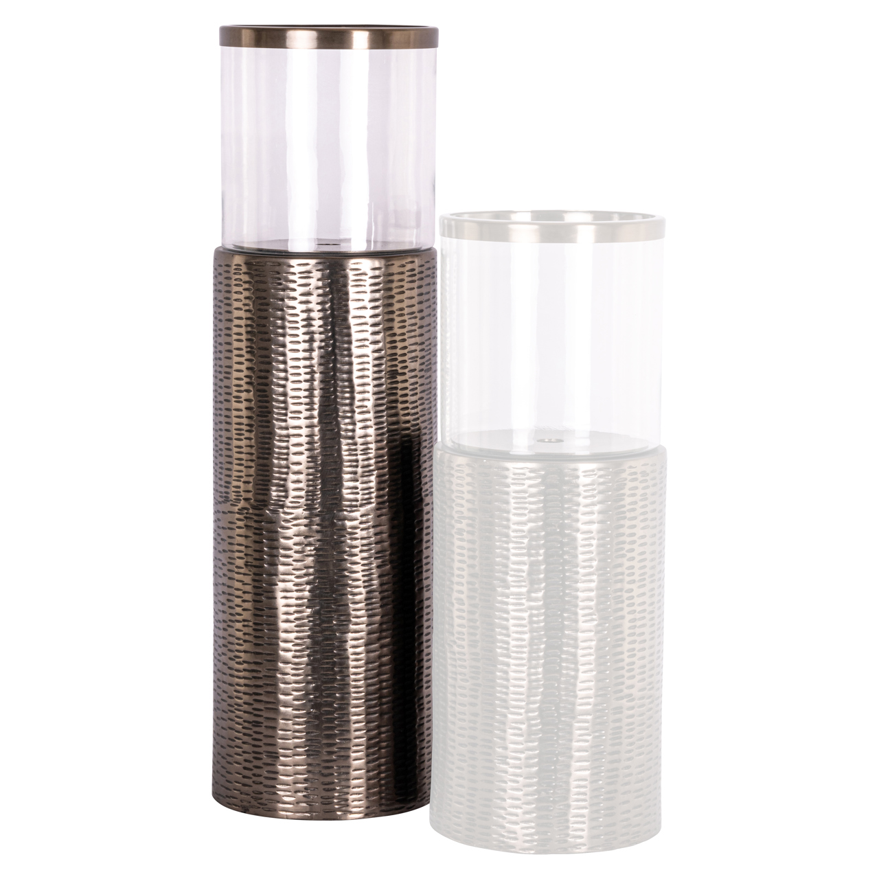 Windlicht Faylen bronze L - Afbeelding 2