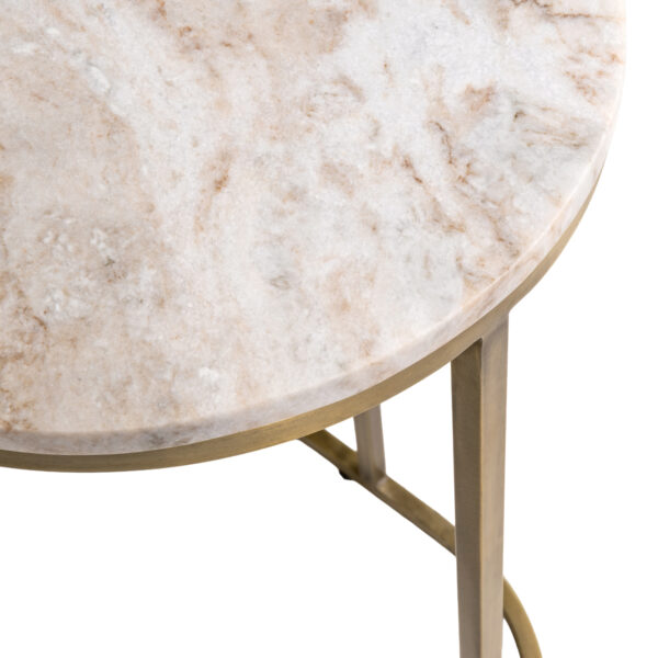 Bankbijzettafel Bottega Blush beige