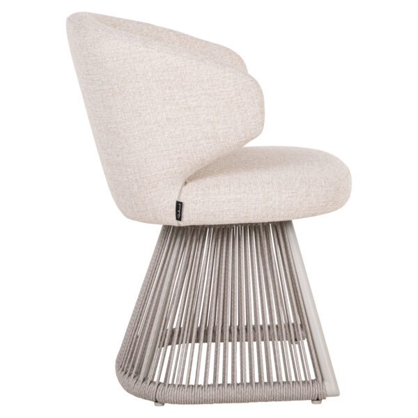 Outdoor eetkamerstoel Nuba beige alpine