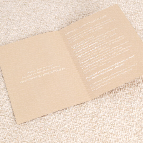 Buiten bank Dawson beige alpine cornersofa