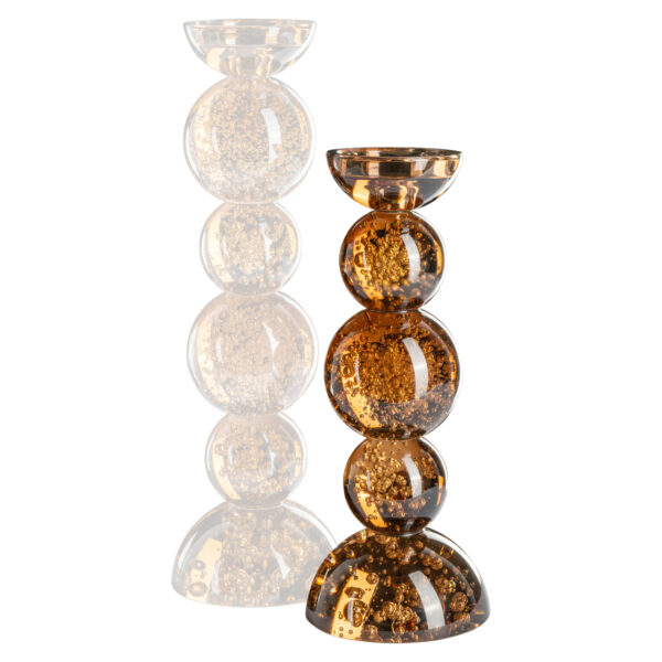 Kandelaar Jolita brown small
