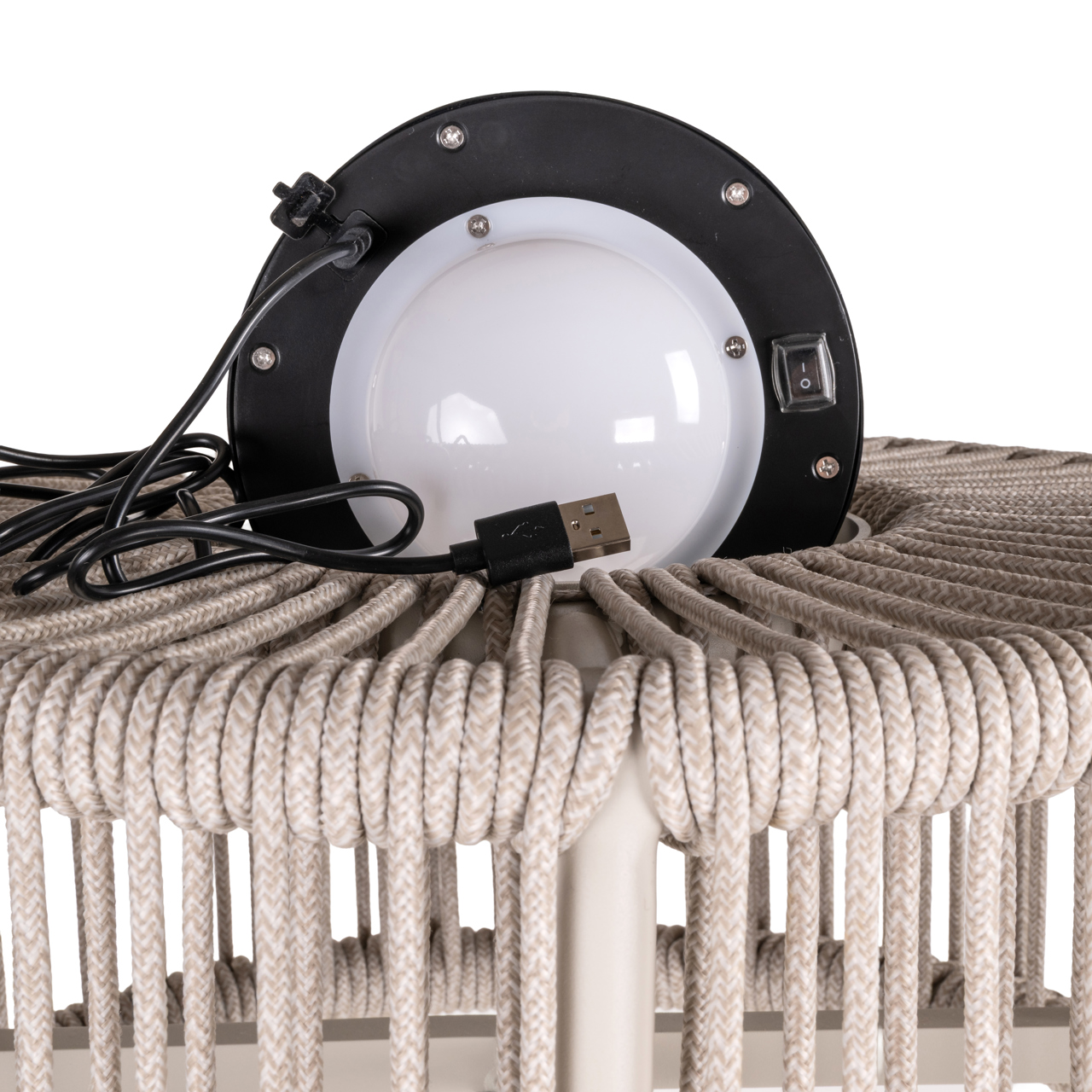 Buiten vloerlamp Lunar light beige - Afbeelding 9