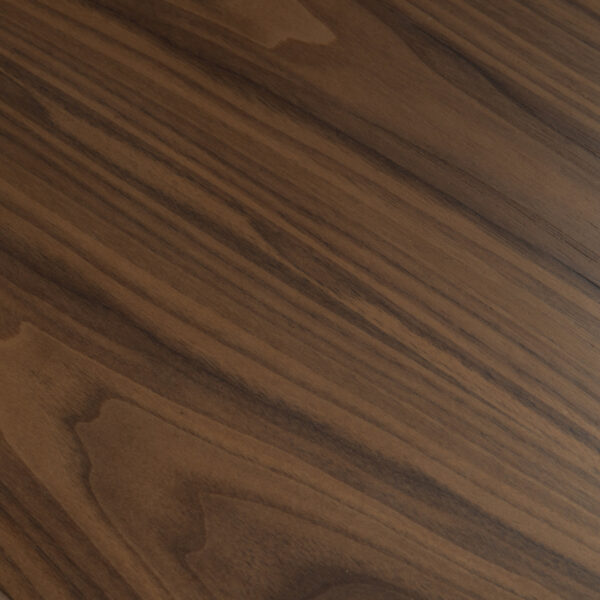 Eettafel Windsor walnut 230 brass base
