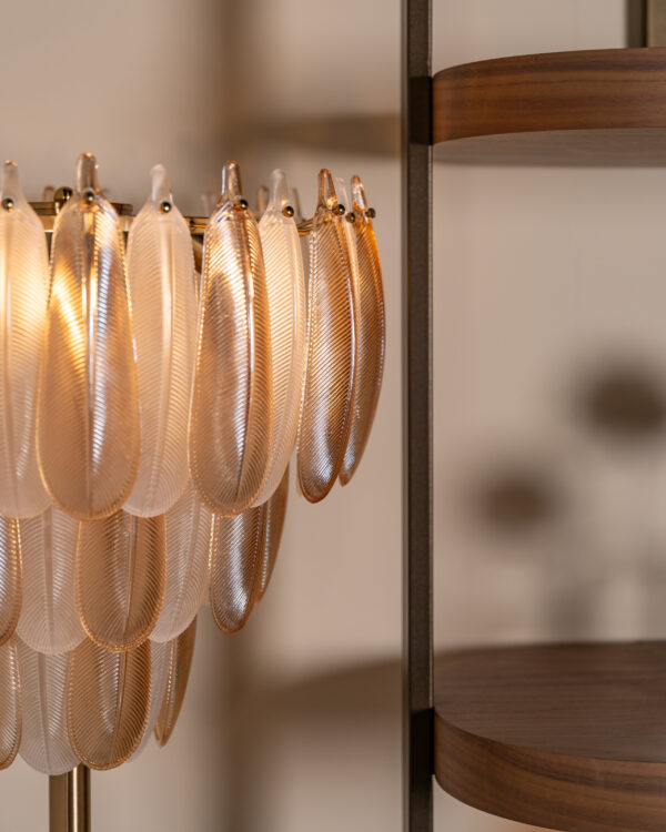 Vloerlamp Chloe brass antique