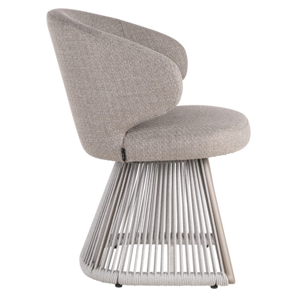 Outdoor eetkamerstoel Nuba greige alpine
