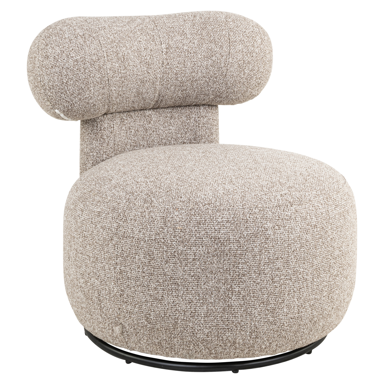 Lounge stoel Kaya cayenne brown swivel - Afbeelding 2