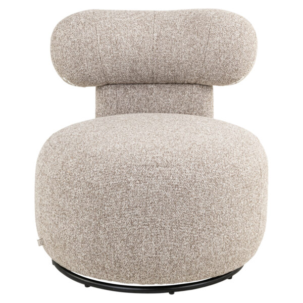 Lounge stoel Kaya cayenne brown swivel