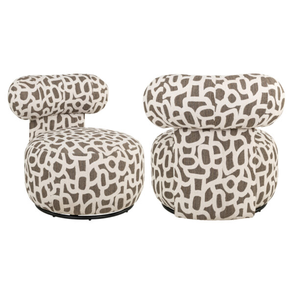Lounge stoel Kaya weave brown