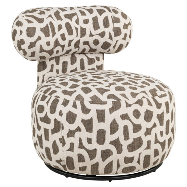 Lounge stoel Kaya weave brown