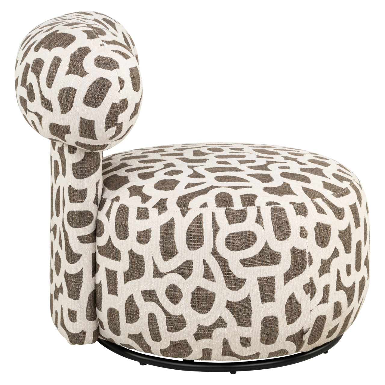 Lounge stoel Kaya weave brown - Afbeelding 4
