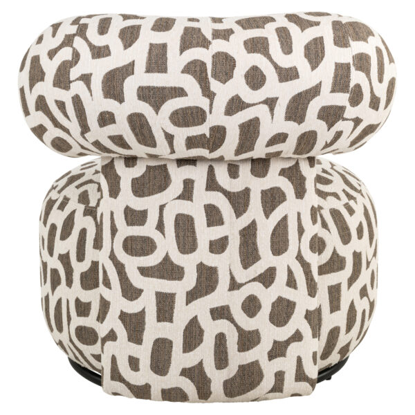 Lounge stoel Kaya weave brown
