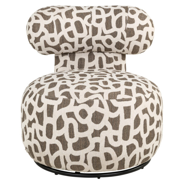 Lounge stoel Kaya weave brown