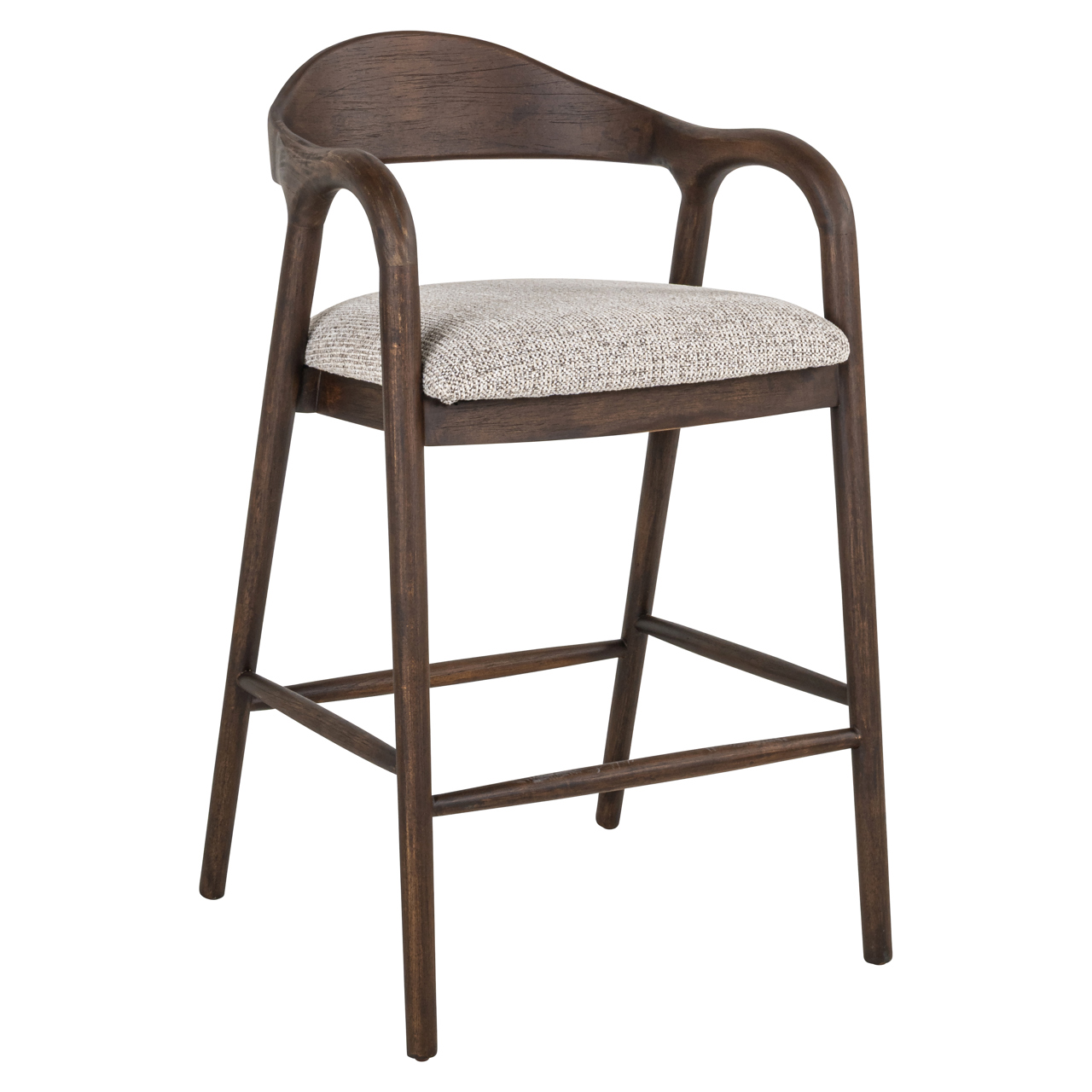 Counterstoel Mihara mocca fancy fire retardant - Afbeelding 3