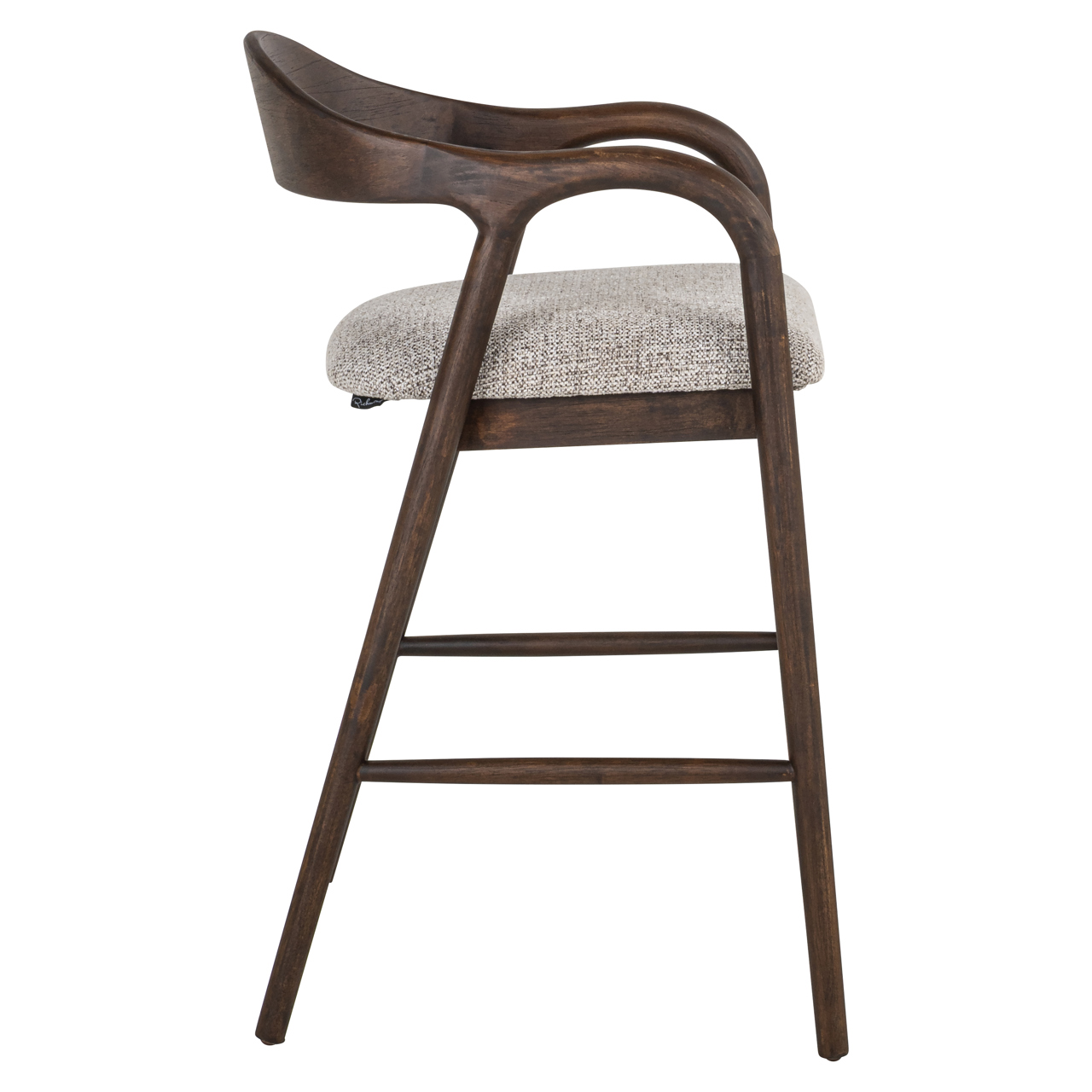 Counterstoel Mihara mocca fancy fire retardant - Afbeelding 2