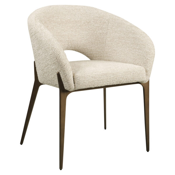 Eetkamerstoel Kenzi natural linear fire retardant