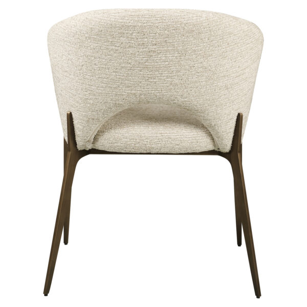 Eetkamerstoel Kenzi natural linear fire retardant