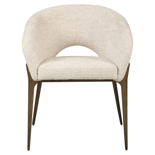 Eetkamerstoel Kenzi natural linear fire retardant