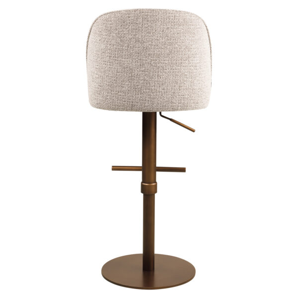 Barstoel Vesper mocca fancy swivel