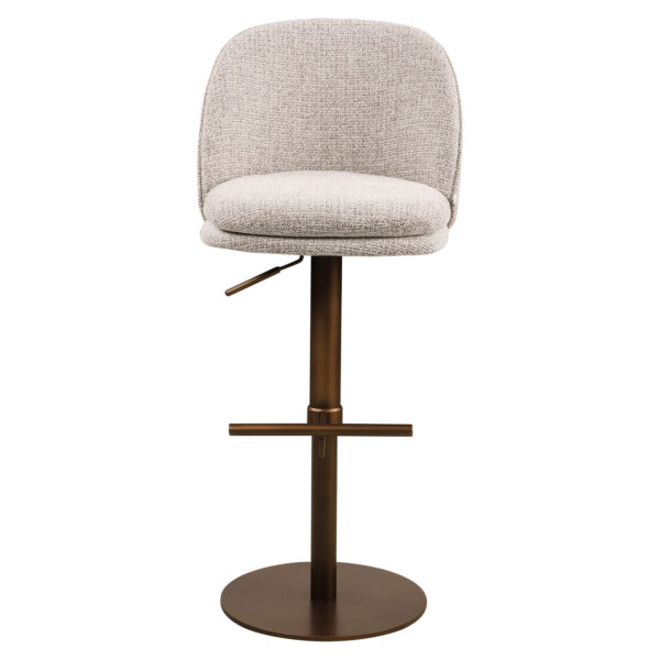 Barstoel Vesper mocca fancy swivel