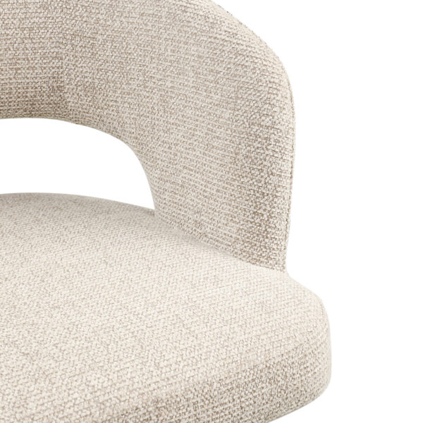 Eetkamerstoel Blanca natural fancy fire retardant
