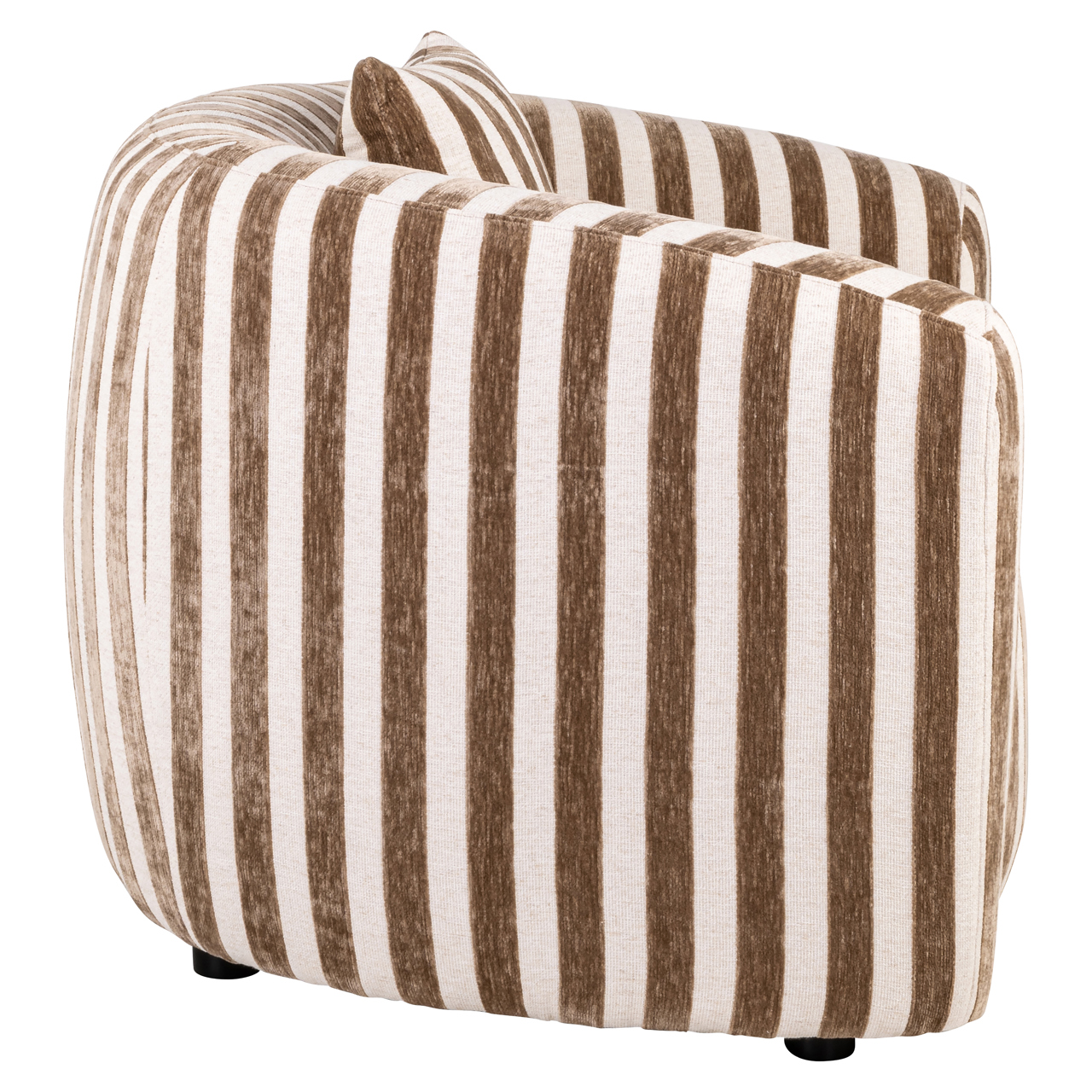 Lounge stoel Luxandra stripes sand - Afbeelding 4