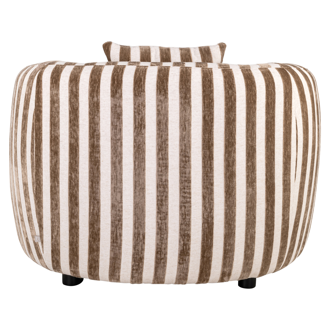 Lounge stoel Luxandra stripes sand - Afbeelding 5