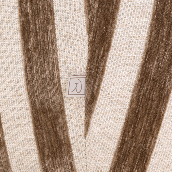 Lounge stoel Luxandra stripes sand