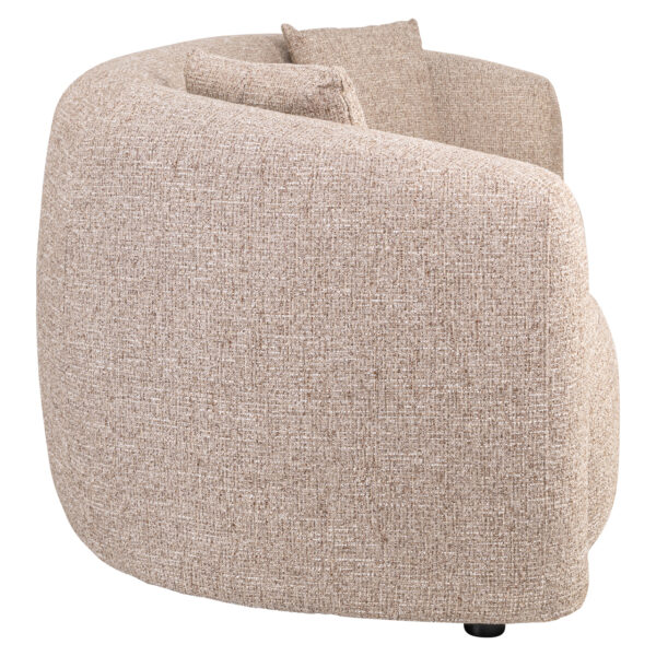 Bank Luxandra sand tweed fire retardant
