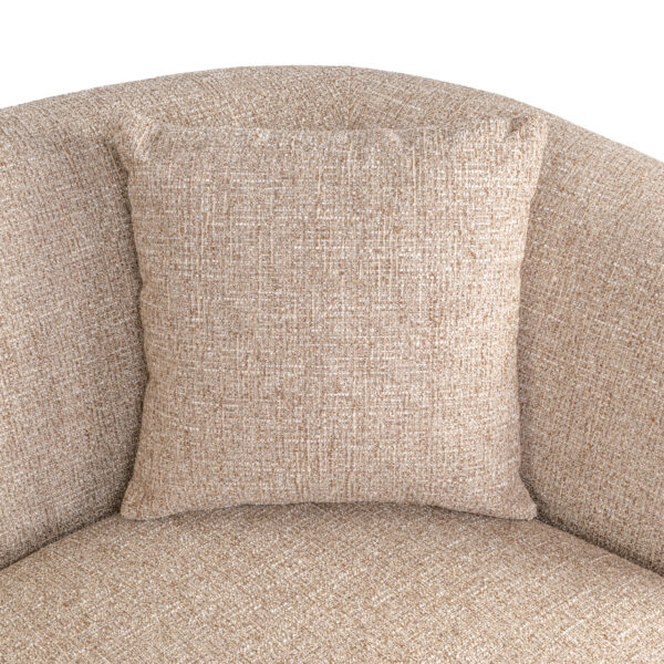 Bank Luxandra sand tweed fire retardant