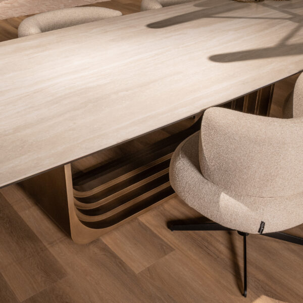 Eettafel Maxfield beige 300