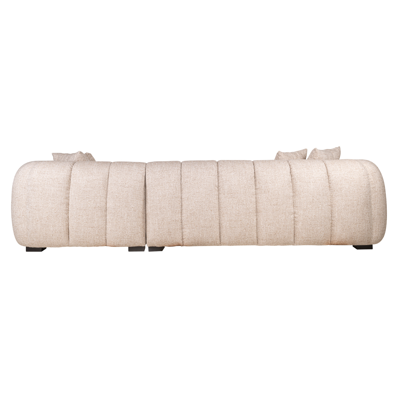Bank Novaro cream tweed lounge right fire retardant - Afbeelding 4