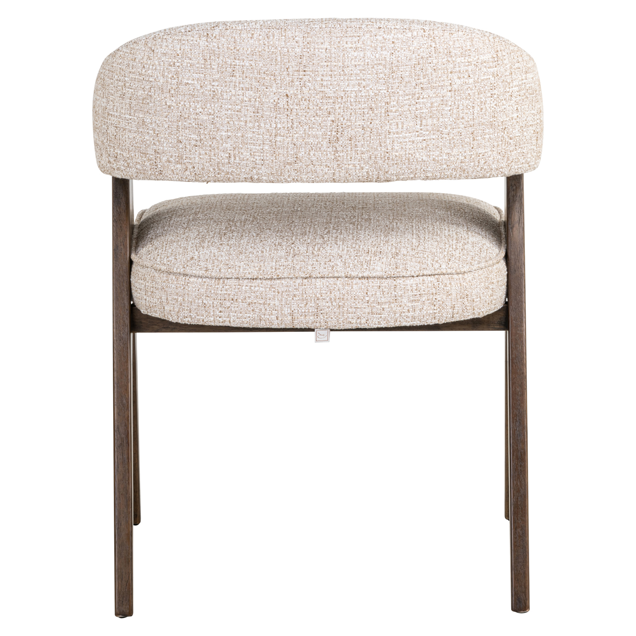 Eetkamerstoel Mori cream tweed fire retardant - Afbeelding 5