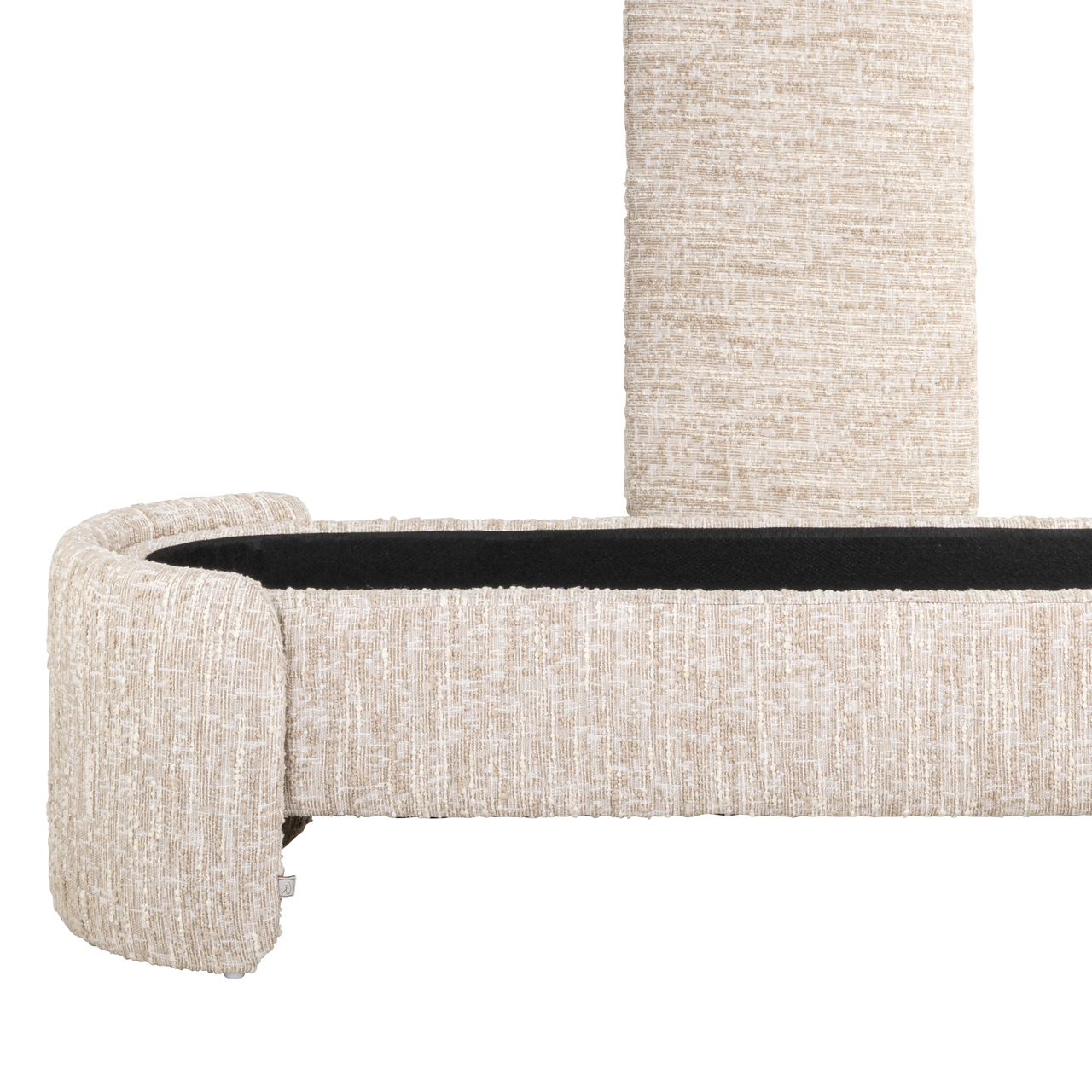 Bank Cupid beige angora with storage - Afbeelding 4