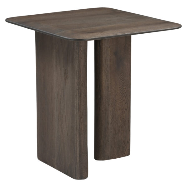 Bijzettafel Castello Smoked charchoal oak top