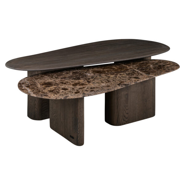 Salontafel Castello Smoked charchoal (Set of 2)