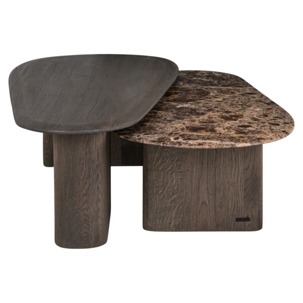 Salontafel Castello Smoked charchoal (Set of 2)