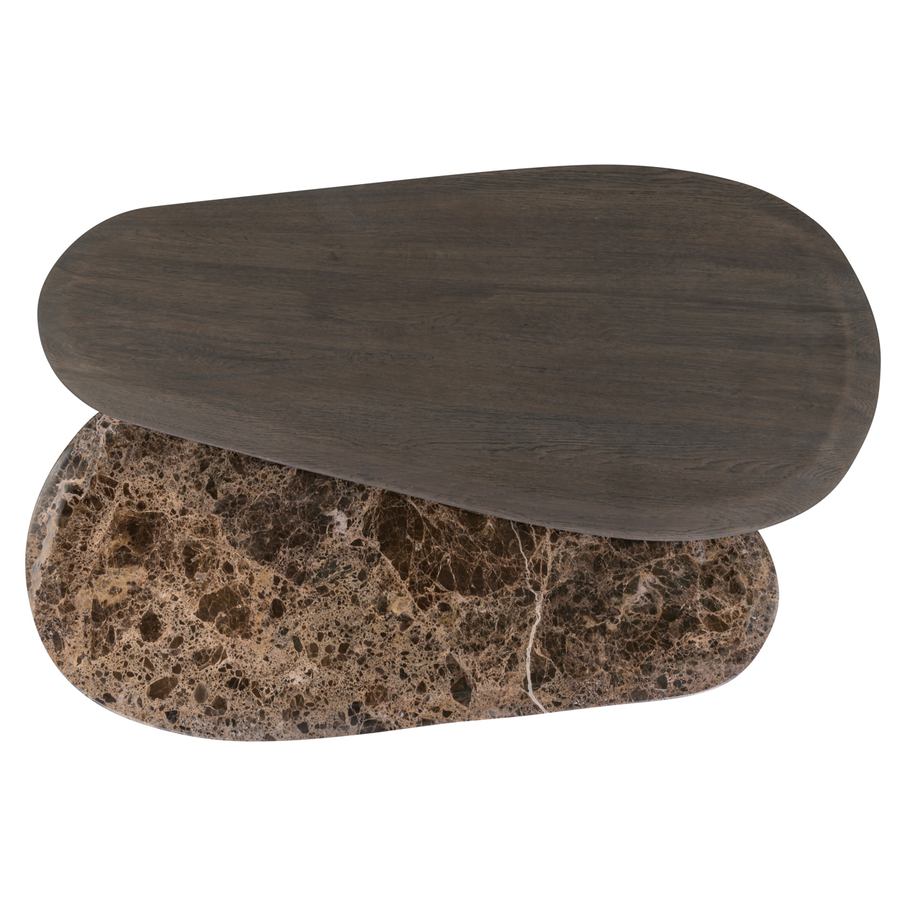 Salontafel Castello Smoked charchoal (Set of 2) - Afbeelding 6
