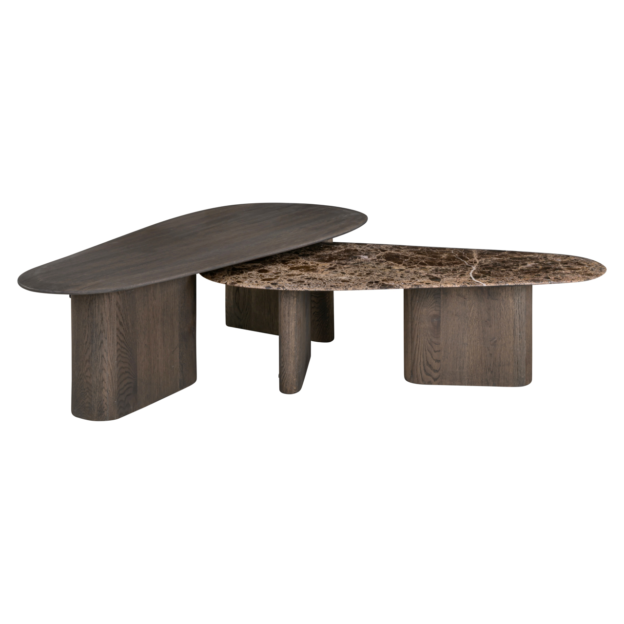 Salontafel Castello Smoked charchoal (Set of 2) - Afbeelding 5